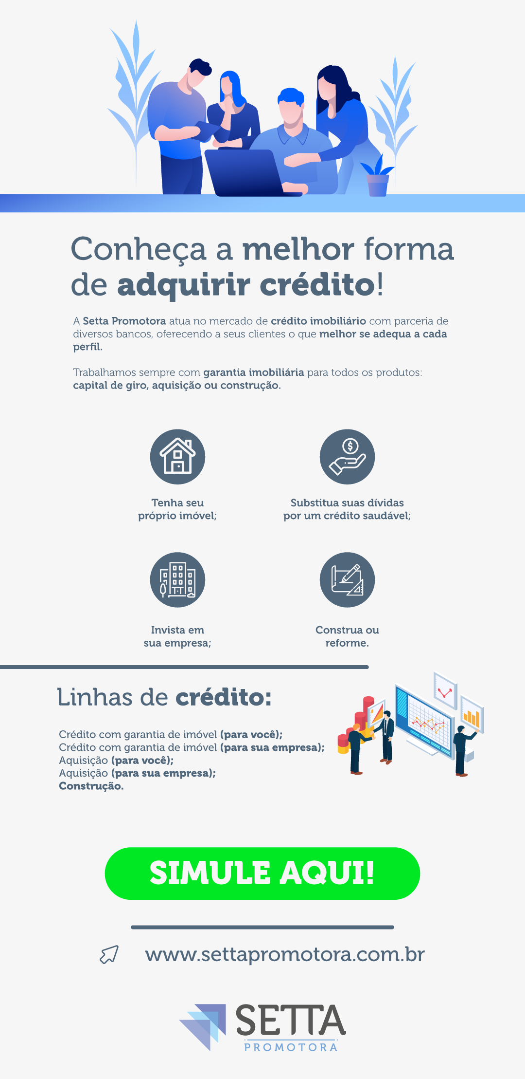 Precisando de crédito para sua Empresa? 